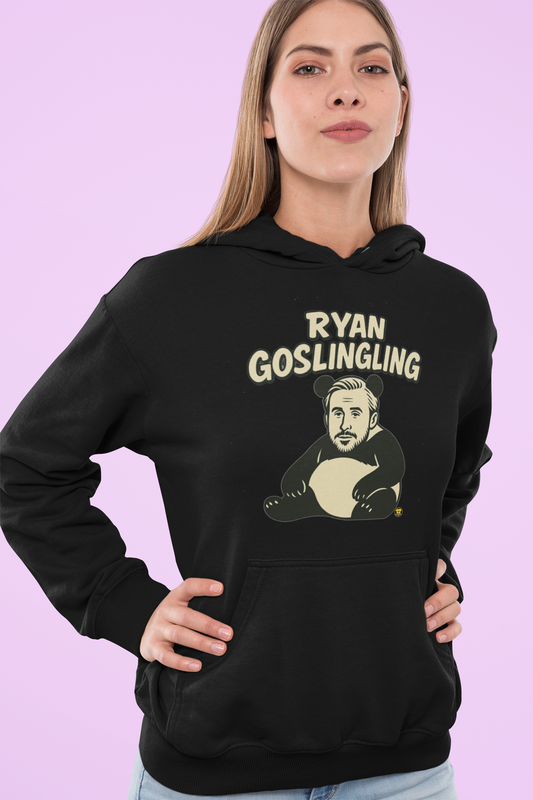 Ryan Goslingling Funny Hoodie – Panda Celebrity Parody Hoodie