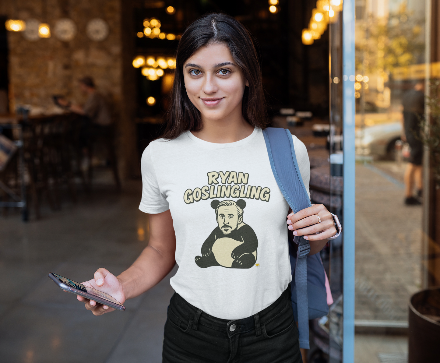 Ryan Goslingling Funny T-Shirt – Panda Celebrity Parody Tee