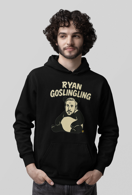 Ryan Goslingling Funny Hoodie – Panda Celebrity Parody Hoodie