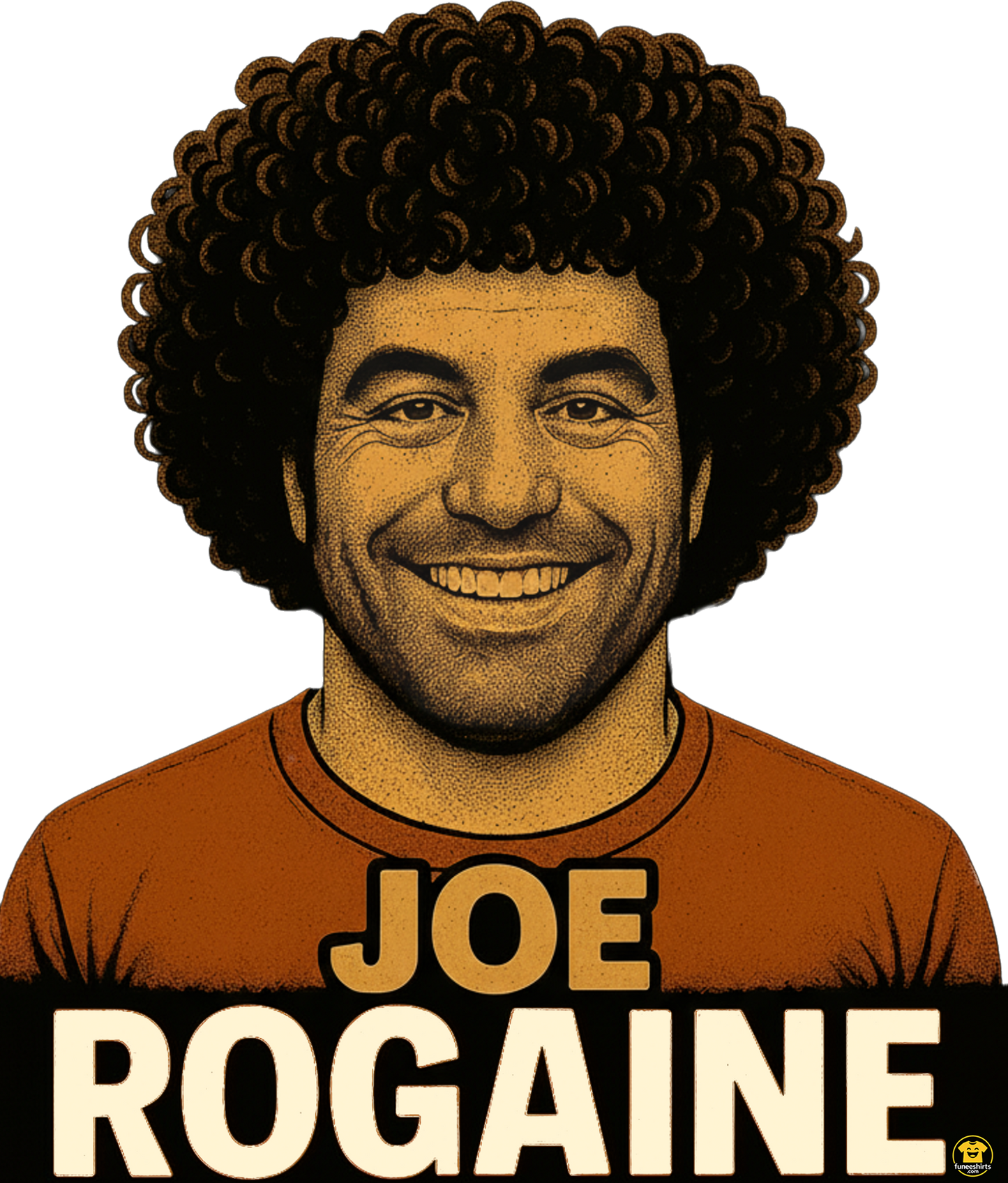 Joe Rogaine Funny T-Shirt – Bald Podcast Parody Tee