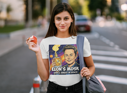 Elon’s Musk Funny T-Shirt – Tech Billionaire Parody Tee