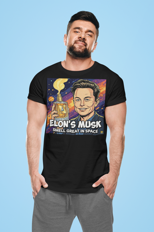 Elon’s Musk Funny T-Shirt – Tech Billionaire Parody Tee