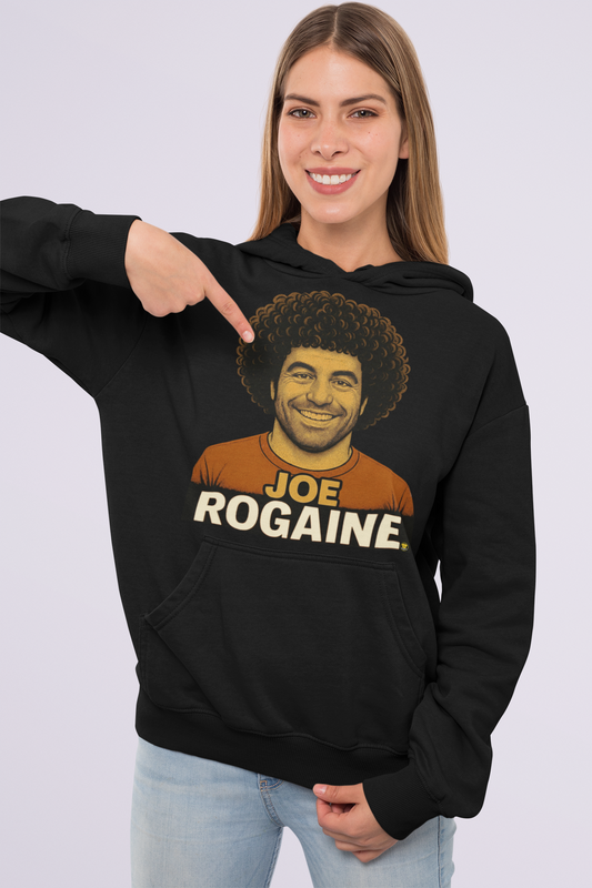 Joe Rogaine Funny Hoodie – Bald Podcast Parody Hoodie