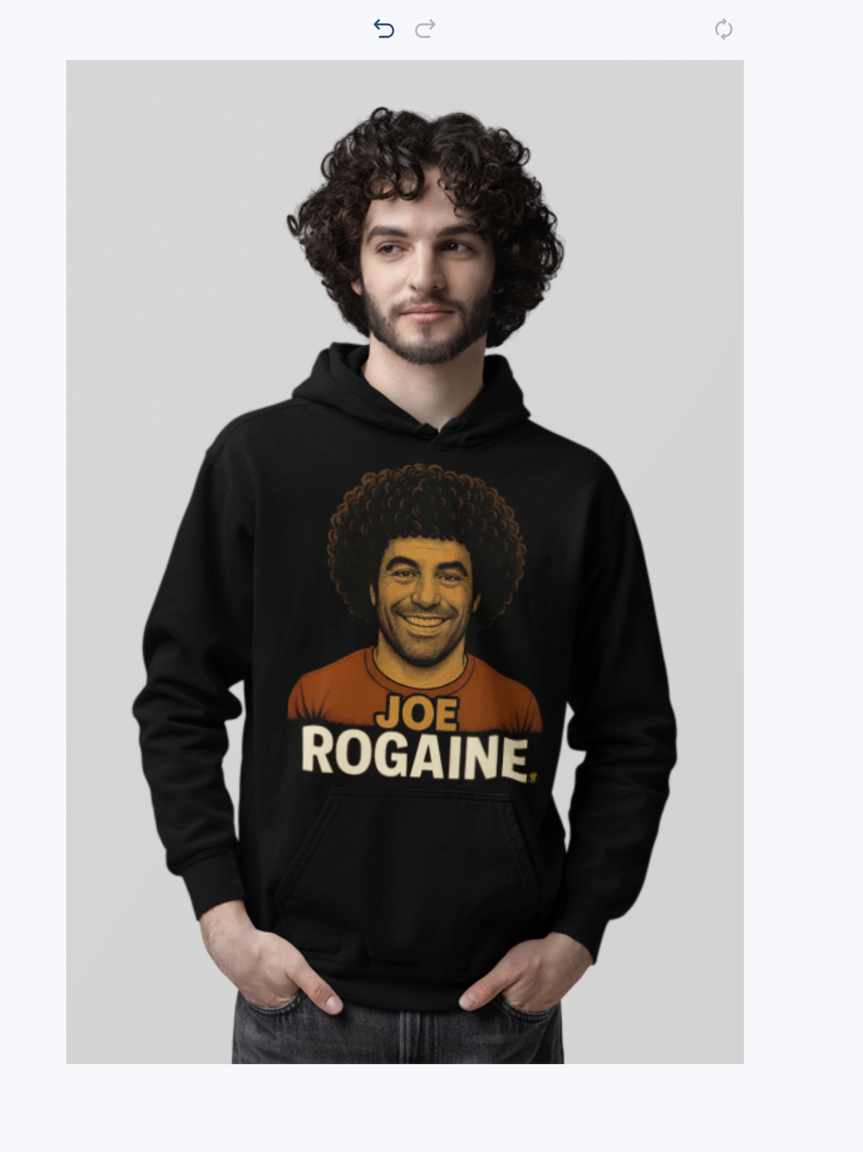 Joe Rogaine Funny Hoodie – Bald Podcast Parody Hoodie